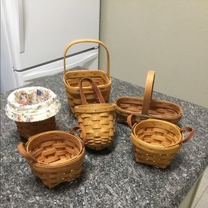 Group of Longaberger Baskets